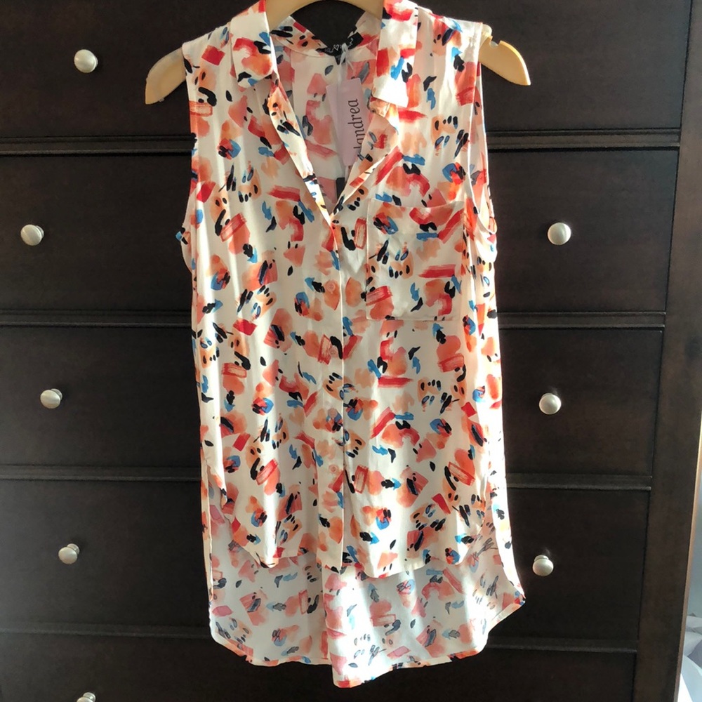 Velvet Heart Sleeveless Blouse NWT Sz S